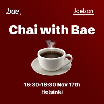 Cover Image for Helsinki Chai with Bae HQ | Joelson