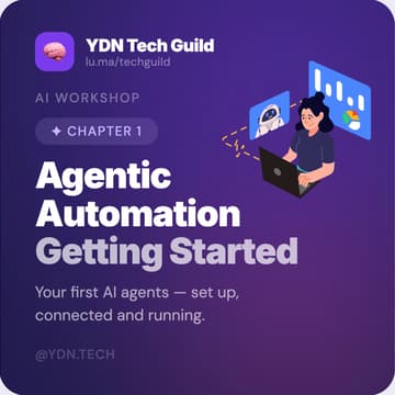 Cover Image for Workshop: Getting Started with Agentic Automation (Claude MCP for begginers)