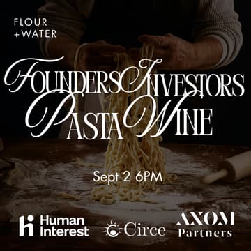 Cover Image for Al Dente: A Founder-Investor pasta-making dinner