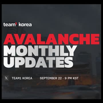 Cover Image for 월간 아발란체 9월 (Avalanche Monthly Updates: September)