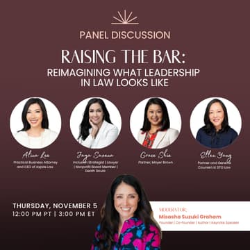 Cover Image for Raising the Bar: Reimagining What Leadership in Law Looks Like