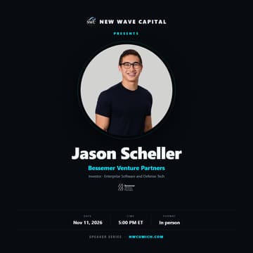 Cover Image for NWC Speaker Series: Jason Scheller, Bessemer Venture Partners
