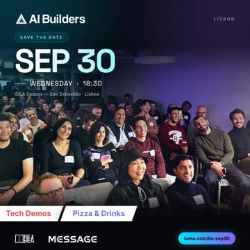 Cover Image for AI Builders Lisbon - Sep 30