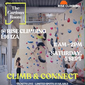 Cover Image for Climb & Connect — The Curious Room x Rise Climbing
