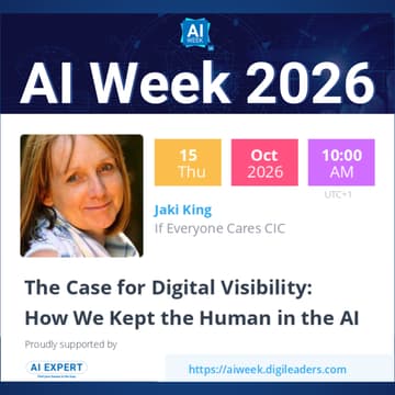 Cover Image for Digital Leaders AI Week 2026: The Case for Digital Visibility: How We Kept the Human in the AI