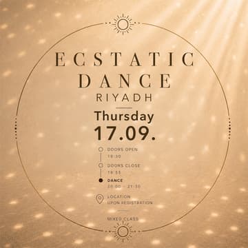 Cover Image for Ecstatic Dance Riyadh 17.09. (intro)