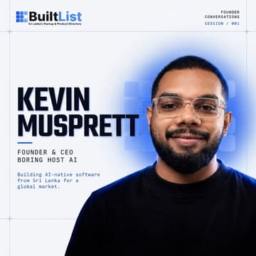 Cover Image for BuiltList Live: Selling to the US & UK from Sri Lanka, with Kevin Musprett