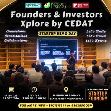 Cover Image for Founders & Investors Xplore by CEDAT