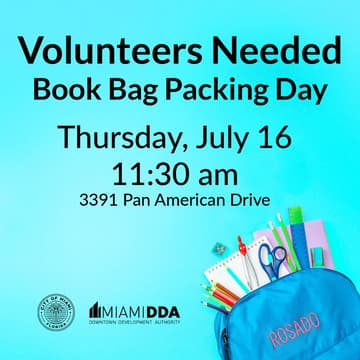 Cover Image for Volunteers Needed: Book Bag Packing Day