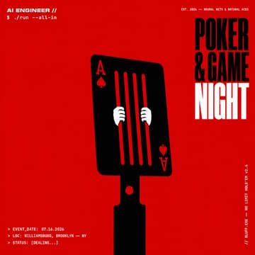 Cover Image for AI Engineers: Poker & Game Night
