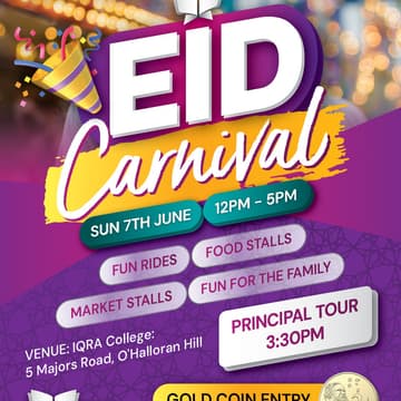 Cover Image for Eid Carnival @ IQRA