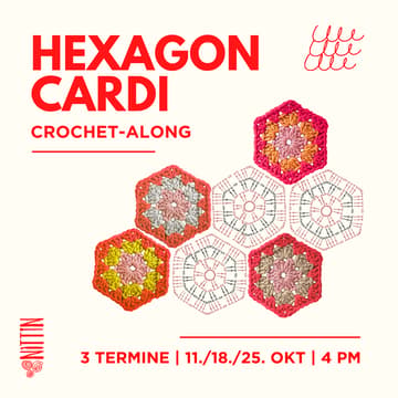 Cover Image for Hexagon Cardi Häkelkursreihe