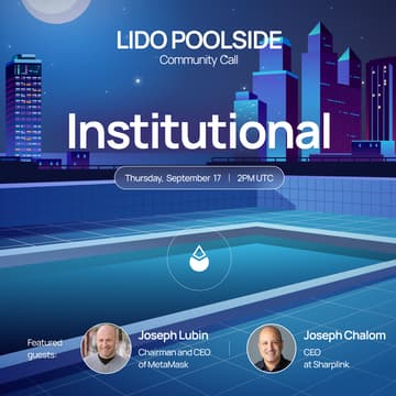 Cover Image for Lido Poolside: Institutional, September 2026