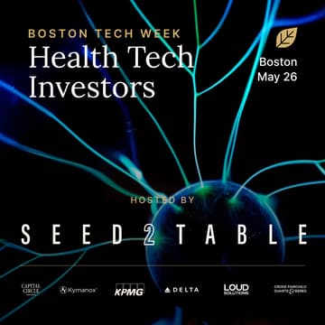 Cover Image for Seed2Table – Pitch+Dinner for Health Tech Investors