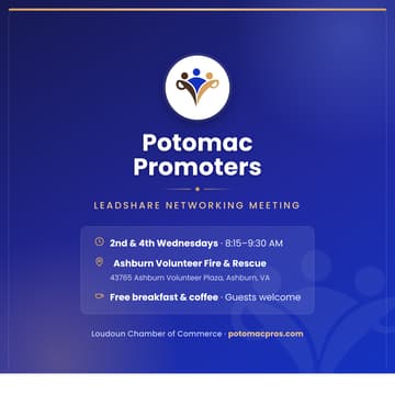 Cover Image for Potomac Promoters LeadShare Networking Meeting