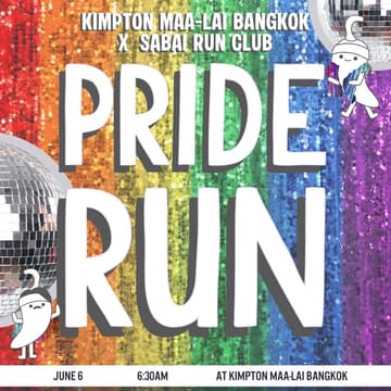 Cover Image for 🏳️‍🌈 PRIDE RUN with Sabai Run Club & Kimpton Maa-Lai Bangkok