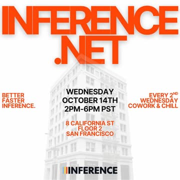 Cover Image for INFERENCE: OCTOBER // Cowork & Chill ๐งโ๐ปโ๏ธ