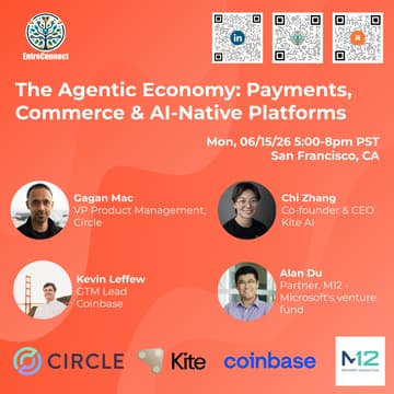 Cover Image for 🤖 The Agentic Economy: Payments, Commerce & AI-Native Platforms with Coinbase, Circle, Microsoft and Kite AI