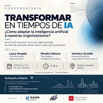 Cover Image for Transformar en tiempos de IA