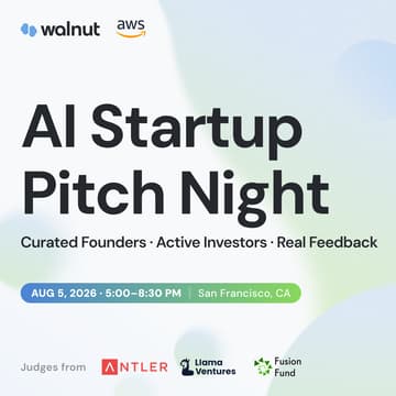 Cover Image for AI Startup Pitch Night with Early Stage Investors