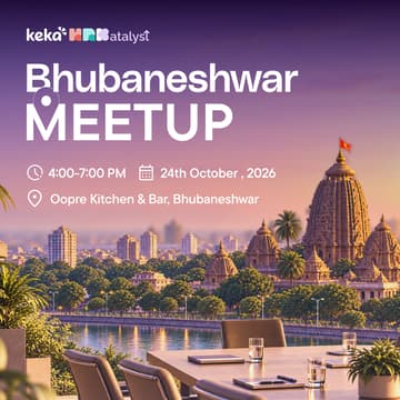 Cover Image for Keka HR Katalyst Bhubaneshwar Meetup