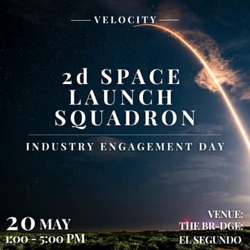 Cover Image for Velocity: 2d SLS Industry Engagement Day