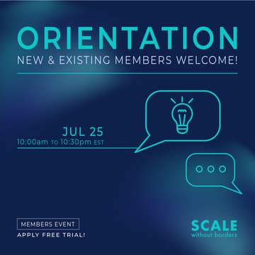 Cover Image for Orientation (New & Existing Members Welcome!)