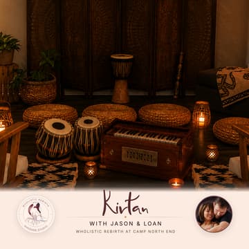 Cover Image for Kirtan at Wholistic Rebirth, with Jason and Loan