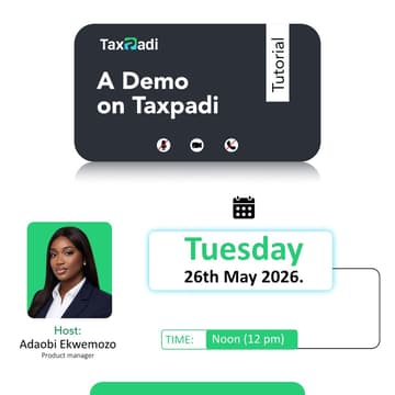 Cover Image for TaxPadi Demo