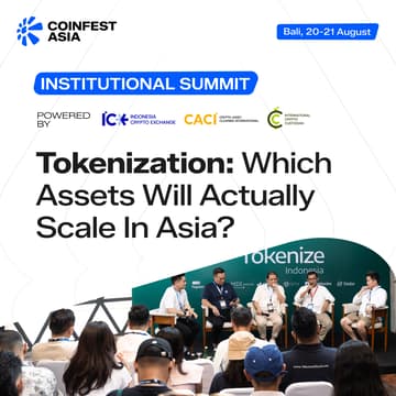Cover Image for Tokenization: Which Assets Will Actually Scale in Asia? | Powered by ICEx Group