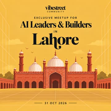 Cover Image for AI Leaders & Builders Meetup | Lahore