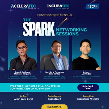 Cover Image for The Spark Networking Sessions LP - Starups, hackers e IA. Construir confianza en la nueva era.