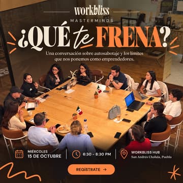 Cover Image for Masterminds Workbliss · ¿Qué te frena?