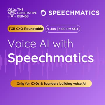 Cover Image for Voice AI with Speechmatics | TGB CXO Roundtable