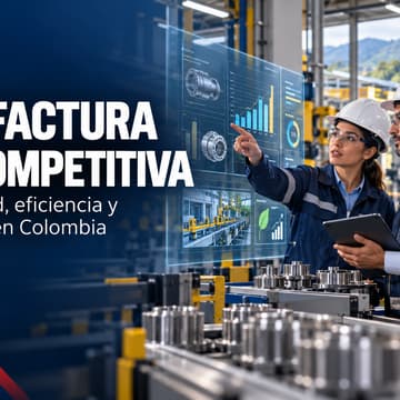 Cover Image for Manufactura más competitiva ¿ Cómo elevar productividad, eficiencia y rentabilidad en Colombia?