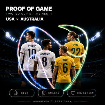 Cover Image for USA × Australia · World Cup at The Nest