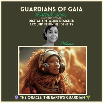Cover Image for Guardians of Gaia Presents: Digital art work designed around feminine identity