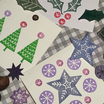 Cover Image for Festive Block Printing on Paper Friday 27th November