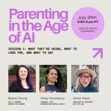 Cover Image for Parenting in the Age of AI: What They’re Using, What to Look For, and What to Say (Session 1)