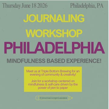 Cover Image for PHILADELPHIA pen2paper: mindfulness journaling experience in community