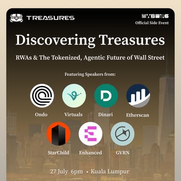 Cover Image for Discovering Treasures: RWAs & The Tokenized, Agentic Future of Wall Street