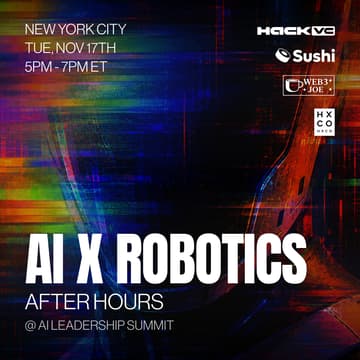 Cover Image for AI x Robotics After Hours @ The AI Leadership Summit