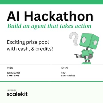 Cover Image for Scalekit Hackathon - Build Day SF