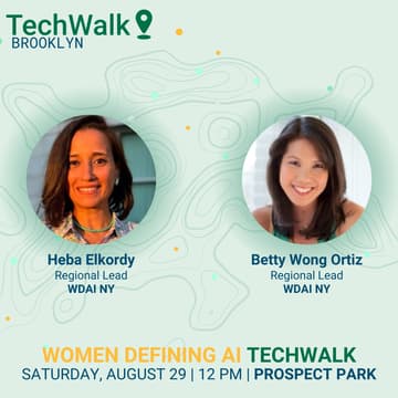 Cover Image for Women Defining AI TechWalk | Brooklyn, 8/29
