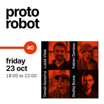 Cover Image for PROTO ROBOT #0 Robotics Meetup in Prague