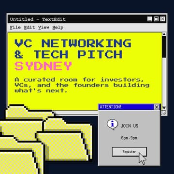 Cover Image for VC Networking & Tech Pitch | Sydney