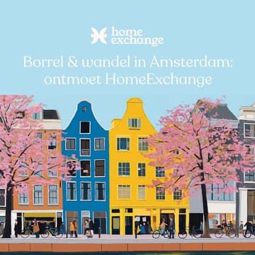 Cover Image for Borrel & wandel in Amsterdam: ontmoet HomeExchange