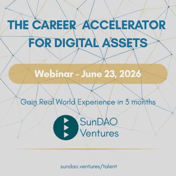 Cover Image for Career Accelerator Webinar (2nd Edition) by SunDAO Ventures