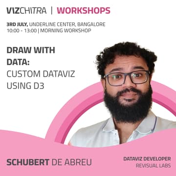 Cover Image for Draw with Data: Custom Dataviz Using D3 | VizChitra 2026