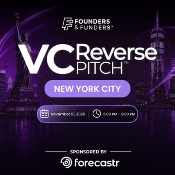 Cover Image for Founders & Funders: NYC VC Reverse Pitch
